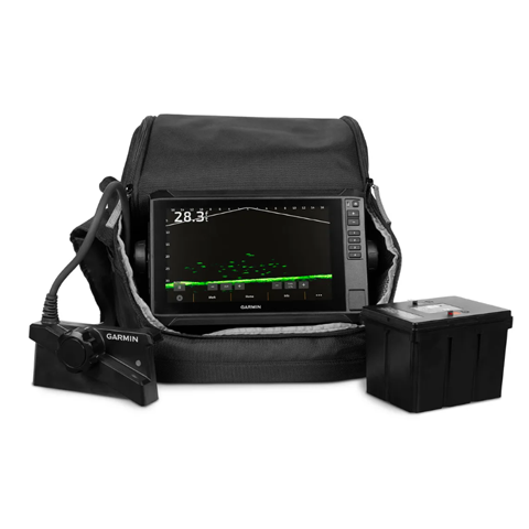 Garmin ECHOMAP UHD2 93sv Live Scope Plus Ice Bundle